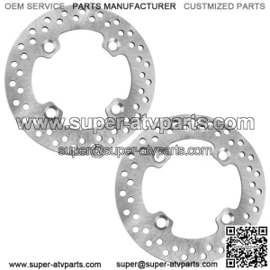 2 Front Brake Disc Rotor for Polaris Ranger Crew XP 1000 2017-2018 (For: Polaris)