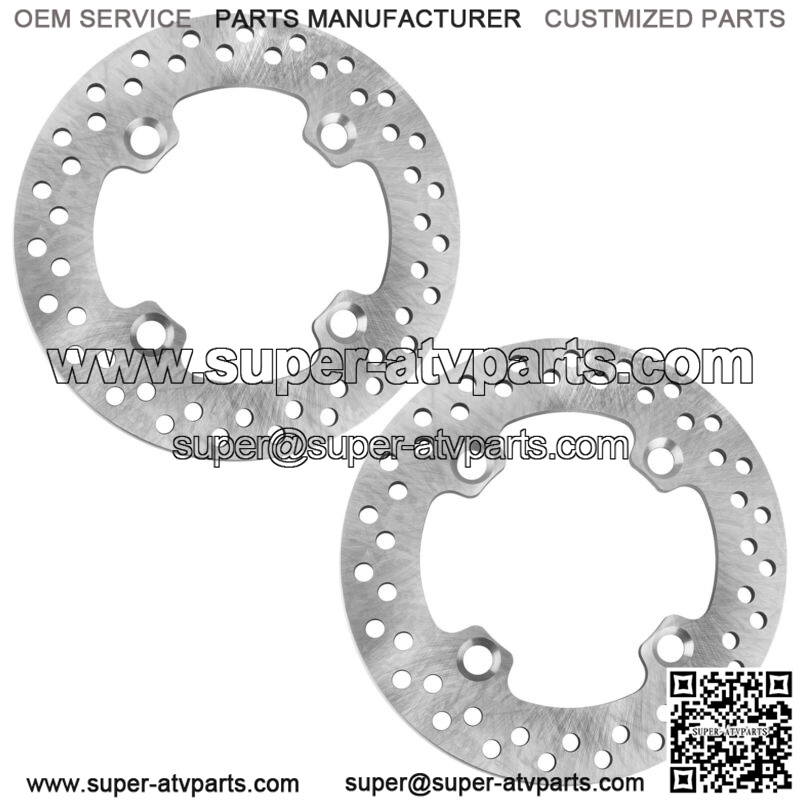 2 Front Brake Disc Rotor for Polaris Ranger Crew XP 1000 2017-2018 (For: Polaris)
