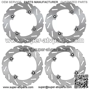4 Front Rear Brake Disc Rotors for Can-Am Maverick X3 MAX Turbo R & RR 2017-2023