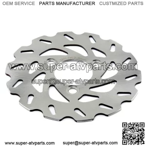 Front Rear Brake Disc for Suzuki LT-Z400 Quadsport 2003-2014