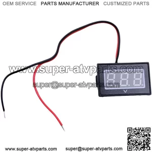36V Golf Cart Digital Volt Meter Battery Gauge Golf for Club Car Cart E-Bike Bicycle Motorcycle Yamaha 12 24 36 48 Volt - Blue