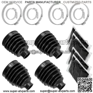 Right & Left Front Axle CV Boot Kit for Honda Pioneer 700-4 SXS700M4 2014-2016