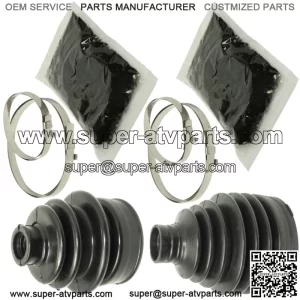 Front Axle Outer And Inner CV Boot Kit for Yamaha Grizzly 550 YFM550 4X4 09-14