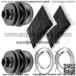Front or Rear Axle Inner Outer CV Boot Kit for Arctic Cat 400 2X4 4X4 2002-2009