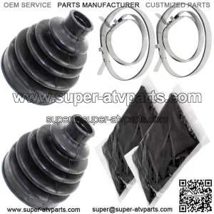 Rear Axle Outer Inner CV Boot Kit for Can-Am Outlander 1000R 4X4 EFI 2016 2017