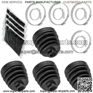 2 Rear Axle Outer Inner CV Boot Kit for Polaris Sportsman 450 2006 2007