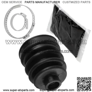 Front Rear Axle Outer Inner CV Boot Kit for Polaris 2203170, 2203141
