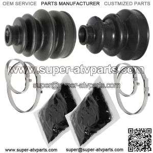 Front Inner Outer Axle CV Boot Kit for Honda TRX400FA TRX400FGA Rancher 04-07