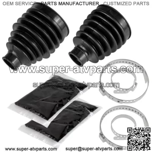 Front Outer & Inner CV Axle Boot For Honda Pioneer 500 SXS500M2 2017 2018-2021