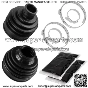 Front Drive Shaft Boot SET for Kawasaki Prairie 400 KLV400 4x4 1997-2002