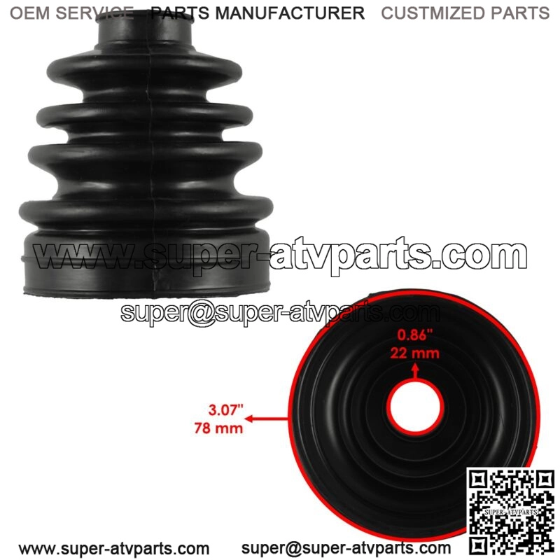 2 Rear Axle Inner Outer CV Boot Kit for Polaris RZR XP 4 1000 2014 2015 16 2017 (For: Polaris) - Image 2
