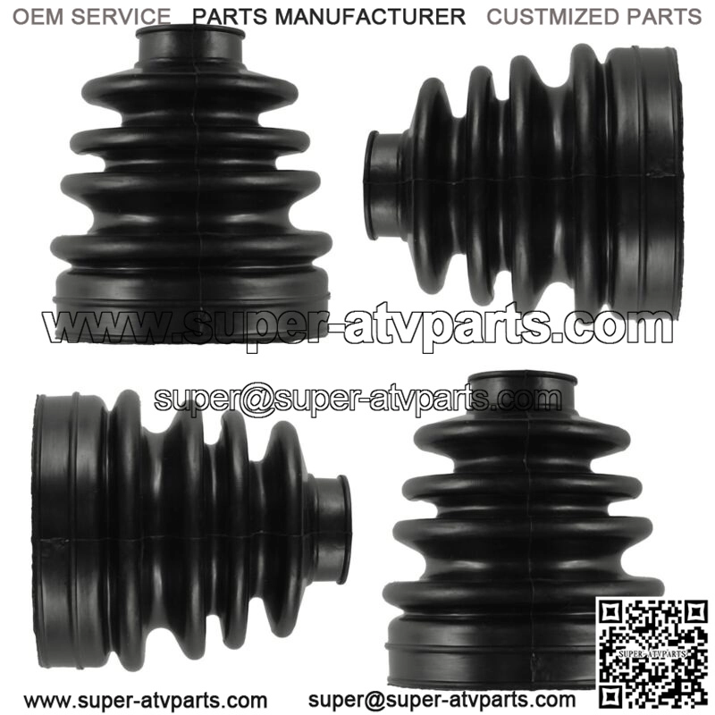 2 Rear Axle Inner Outer CV Boot Kit for Polaris RZR XP 4 1000 2014 2015 16 2017 (For: Polaris) - Image 4