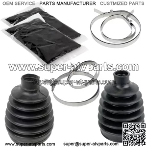 Front Axle Outer And Inner CV Boot Kit for Polaris Sportsman XP 1000 2015 2016 (For: Polaris)