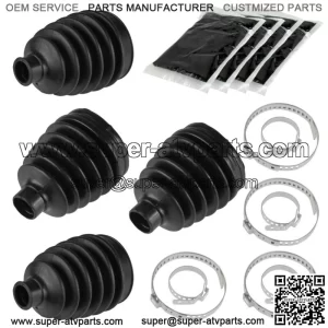 2 Front Axle Outer And Inner CV Boot Kit for Polaris Sportsman XP 1000 2015 2016 (For: Polaris)