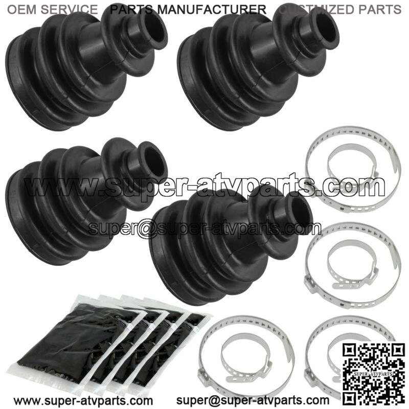 2 Front Right Left Axle CV Boot Kit for Polaris RZR XP 4 1000 Eps 2015 2016 (For: Polaris) - Image 3