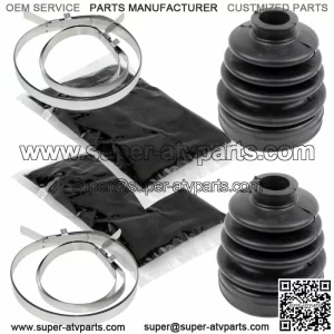 Rear Axle Inner Outer CV Boot Kit for Polaris RZR XP 4 1000 2014 2015 2016 2017 (For: Polaris)