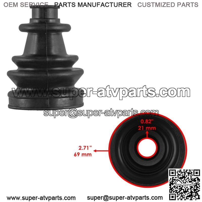 2 Front Right Left Axle CV Boot Kit for Polaris Ranger 1000 Diesel Crew 2017-18 (For: Polaris) - Image 2