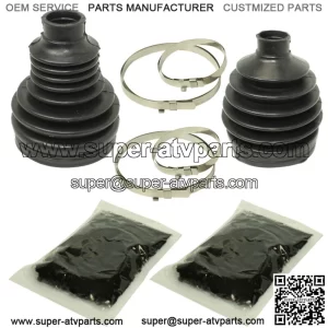 Front Axle Outer Inner CV Boot Kit for Polaris Sportsman XP 1000 2016 2017 (For: Polaris)