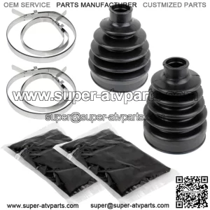 Rear Axle Outer And Inner CV Boot Kit for Polaris Scrambler 1000 2015 2016 2017