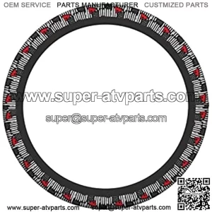 American Flag Snowmobile Snowmobiling Universal 15 Inch Steering Wheel Covers With Cloth For Men'S Women'S Fit For Suvs,Sedans,Cars,Vans