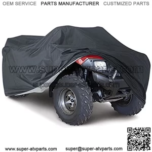 Universal Weatherproof Outdoor ATV Cover Waterproof Dust Rain Sun Proof UV Protection Cover Size M