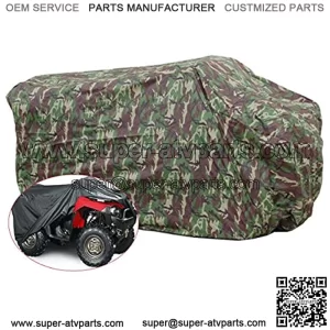Covers Deluxe ATV Cover for Outdoor All Terrain Vehicle Protection in Sizes XL and XXL (Camouflage, XXL)