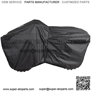 By Dowco - Trailerable Outdoor Ratchet Fastening System ATV Cover - 2 Year Limited Warranty - Water Resistant - UV Protection - Black - XXXL - Up To 93" Long [ 04631 ]