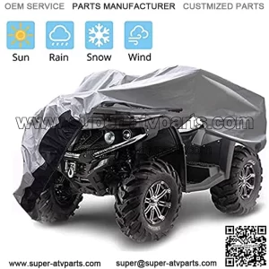 ATV Cover 6 Layers All Weather Waterproof , Heavy Duty Quad 4 Wheelers Cover, Outdoor Protection from Wind UV Sun Snow Rain, Universal Fit XXXL (100x43x48 inch)