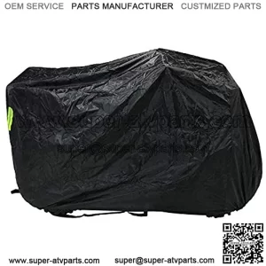 Kesoto Heavy Duty Ripstop Material M- Professional ATV Cover Four Wheel Cover for Four Wheels to Protect ATV from Sun Hail - M Black