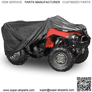 ATV Cover Waterproof Heavy Duty 4 Wheeler Cover All Weather Protection Outdoor Storage