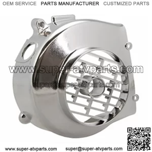 Fan Shroud, Chrome for 125cc - 150cc GY6 Scooters, ATVs, Go Karts