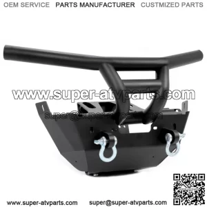 For Can-Am Maverick X3 17-23 Winch Ready Front Bumper W/ D-Rings Brush Guard