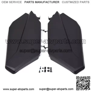 Black Rear Lower Door Panels Inserts for 2017 2018-2023 Can Am Maverick X3 MAX (For: Can-Am Maverick X3)