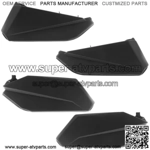 Lower Door Panels Inserts    for Can Am Maverick X3 MAX  (Front & Rear) (Black)