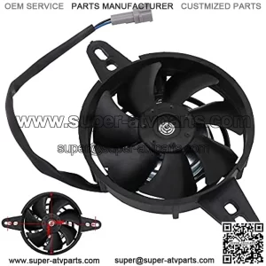 Motorcycle Radiator Fan Assembly,Electric Cooling Fan Automotive Kit 12V?for Chinese 200cc 250cc Quad ATV 4 Wheeler Go Kart Dirt Pit Motor Bike Motorcycle UTV