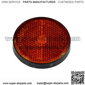 Dark Amber Front Side Reflector for the Baja Mini Bike MB165 & MB200 (Baja Heat, Mini Baja, Baja Warrior)