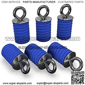 ATV Anchors to fit Polaris Ranger & General Lock & Ride - ATV Tie Down Anchors Set of 6 - OEM Quality Fit ATV Lock and Ride Accessories - Patented Design - Will NOT FIT RZR