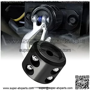Cable de Goma Universal Cable de Gancho Tap??n Savector Ajuste para los cabrestantes ATV UTV FIT FOR Polaris RZR 900 1000 para Can-Am Maverick X3