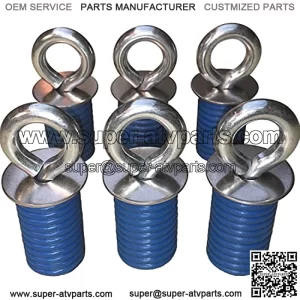 ATV Anchors to Fit Polaris Lock & Ride ATV Tie Down Anchors fits RZR, Sportsman and Ace - Set of 6 Anchors - These DO NOT FIT Ranger
