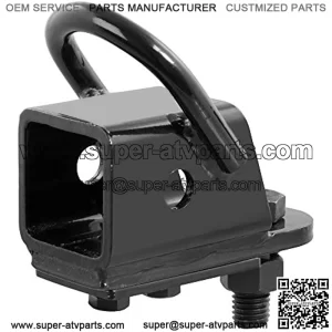 CURT 45006 Bolt-On 2-Inch ATV, UTV Trailer Hitch Receiver Adapter