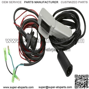 Viper Max 4000 lb ATV UTV Winch Kit with 50 feet Rope Cable SxS 4x4