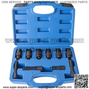 Universal Flywheel Puller Set, 10Pcs ATV Motorcycle Dirt Bike Flywheel Puller Tool Kit Compatible for Yamahai/Honda//Kawasaki/Suzuki and More