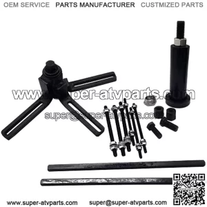 Crankcase Splitter Separator & Crank Puller Installer Tool Kit Disassemble Dirt Replacement for Motorcycle Dirt Bike ATV crank case 2 Stroke or 4 Stroke Crankcase Small Engine with 360 Rotatable Arms