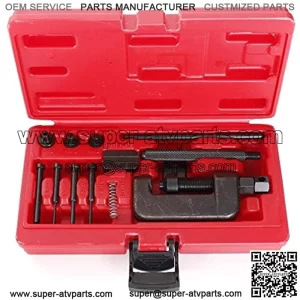 13pcs Motorcycle ATV Bike Drive Chain Cutter Breaker Riveting Riveter Tool
