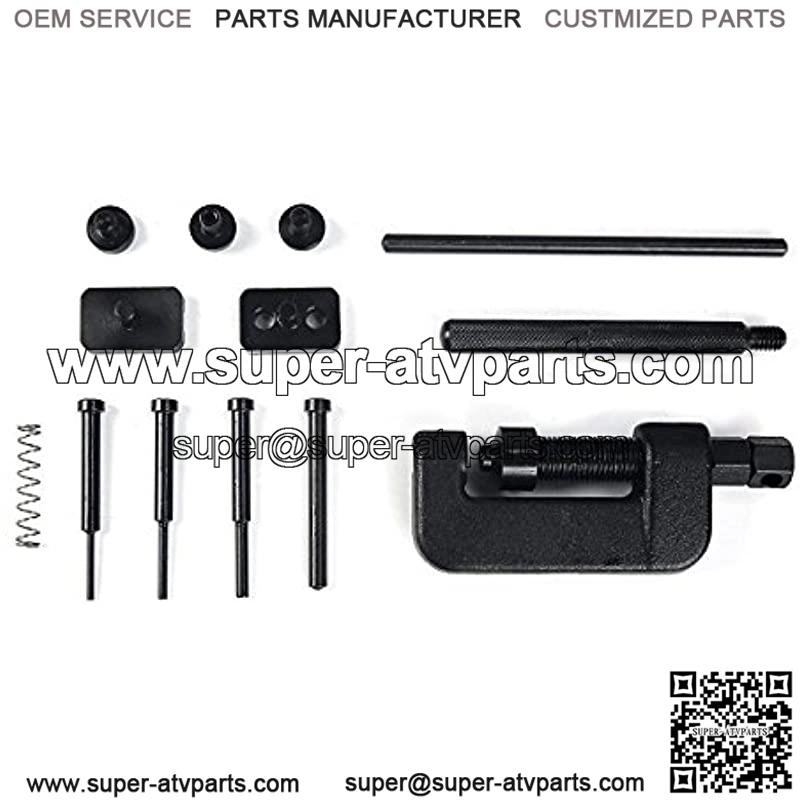 13pcs Motorcycle ATV Bike Drive Chain Cutter Breaker Riveting Riveter Tool - Image 3