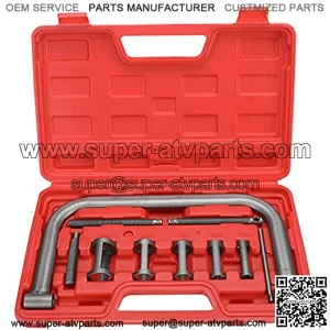 10pcs Valve Spring Compressor Engine Vehicle Compression Clamp Tool for Motorcycle, ATV, Car
