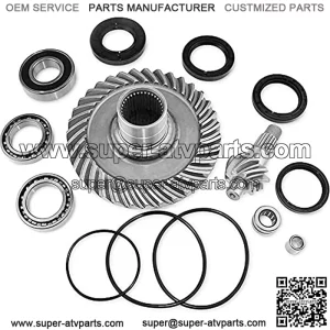 TRX 300 FW 4x4 2x4 ATV Fourtrax Rear Differential Ring & Pinion Gear Bearing & Seal kit 88-00 Nut Tool TRX300FW Four Trax Gears