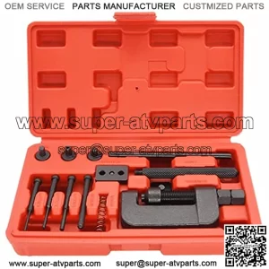 13PC Chain Cutter Rivet Tool Set Riveting Breaker ATV Bike Motorcycle Cam Drive PT1082