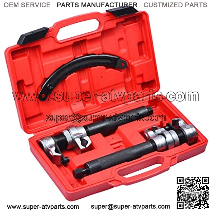 2 Pcs Coil Spring Compressor Tool - Coil Spring Clamps Strut Spring Compressor Tool Set with Safety Guard - Image 2