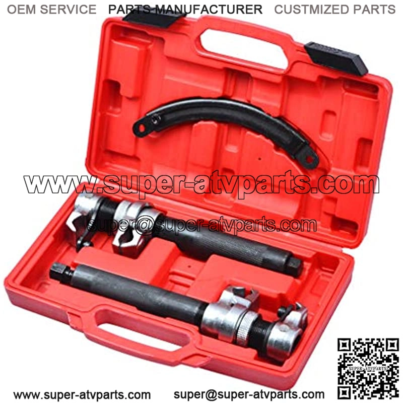 2 Pcs Coil Spring Compressor Tool - Coil Spring Clamps Strut Spring Compressor Tool Set with Safety Guard - Image 3